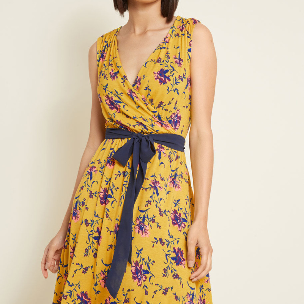 Modcloth Outgoing Guidance Knit Dress NWOT